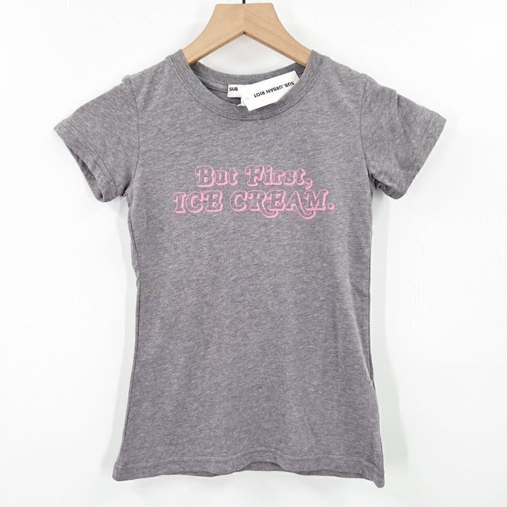 Sub Urban Riot But First Ice Cream Tee